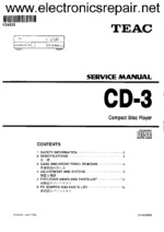Teac CD-3 OEM Service