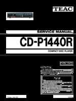 Teac CD-P1440R OEM Service