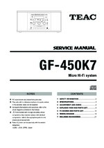 Teac GF-450K7 OEM Service