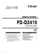 Teac PD-D2410 OEM Service