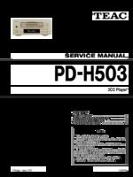 Teac PD-H503 OEM Service