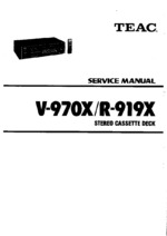Teac V-970X OEM Service
