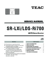 Teac LDS-Rii700 OEM Service