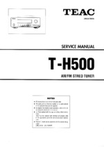 Teac T-H500 OEM Service