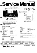 TECHNICS RS-CH700 OEM Service