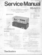 TECHNICS RS-M205 OEM Service