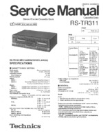 Technics RS-TR311 OEM Service
