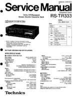TECHNICS RS-TR333 OEM Service