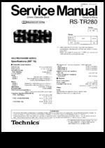 Technics RS-TR280 OEM Service