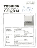TOSHIBA CE32D14 OEM Service