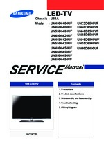SAMSUNG UN40D6500VF OEM Service