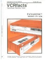 PANASONIC PV1630 SAMS Photofact®