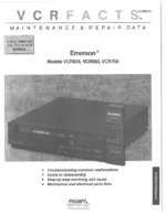 EMERSON A VCR875 Service Guide