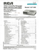 RCA VJP900 OEM Service
