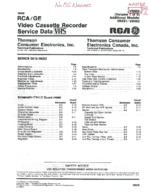 RCA VR450 OEM Service