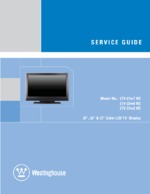 Westinghouse LTV-37W2HD Service Guide