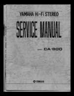 YAMAHA CA800 OEM Service