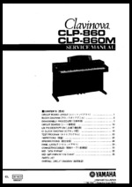 Yamaha CLP860M OEM Service