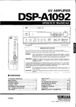 Yamaha DSP-A1092 OEM Service