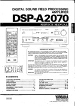 Yamaha DSP-A2070 OEM Service