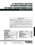 Yamaha RX-V1400RDS OEM Service