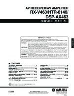 Yamaha RX-V463 OEM Service