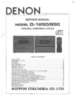 DENON D1250 OEM Service