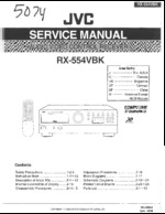 JVC RX554VBK OEM Service