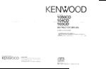 KENWOOD 104CD OEM Owners
