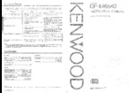 KENWOOD DP-M6640 OEM Owners