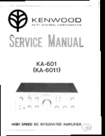 KENWOOD KA601 OEM Service