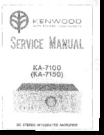 KENWOOD KA-7100 OEM Service