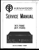 KENWOOD KT-7500 OEM Service