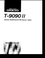 ONKYO T9090 II OEM Owners