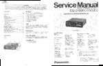Panasonic CQ2100EU OEM Service