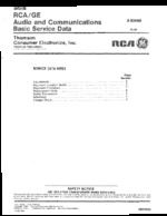 GE/RCA 35244B OEM Service