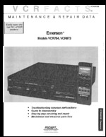 EMERSON A vcr873 Service Guide